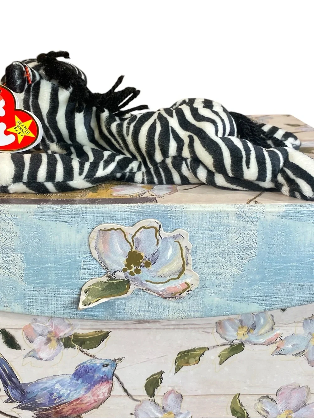 Ty Beanie Babies Ziggy the Zebra 1995 Original Retired Vintage Stuffed Plush